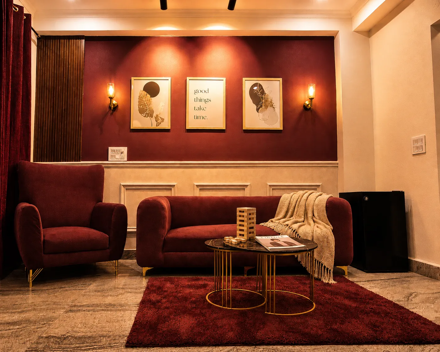 Luxe Lounge Area