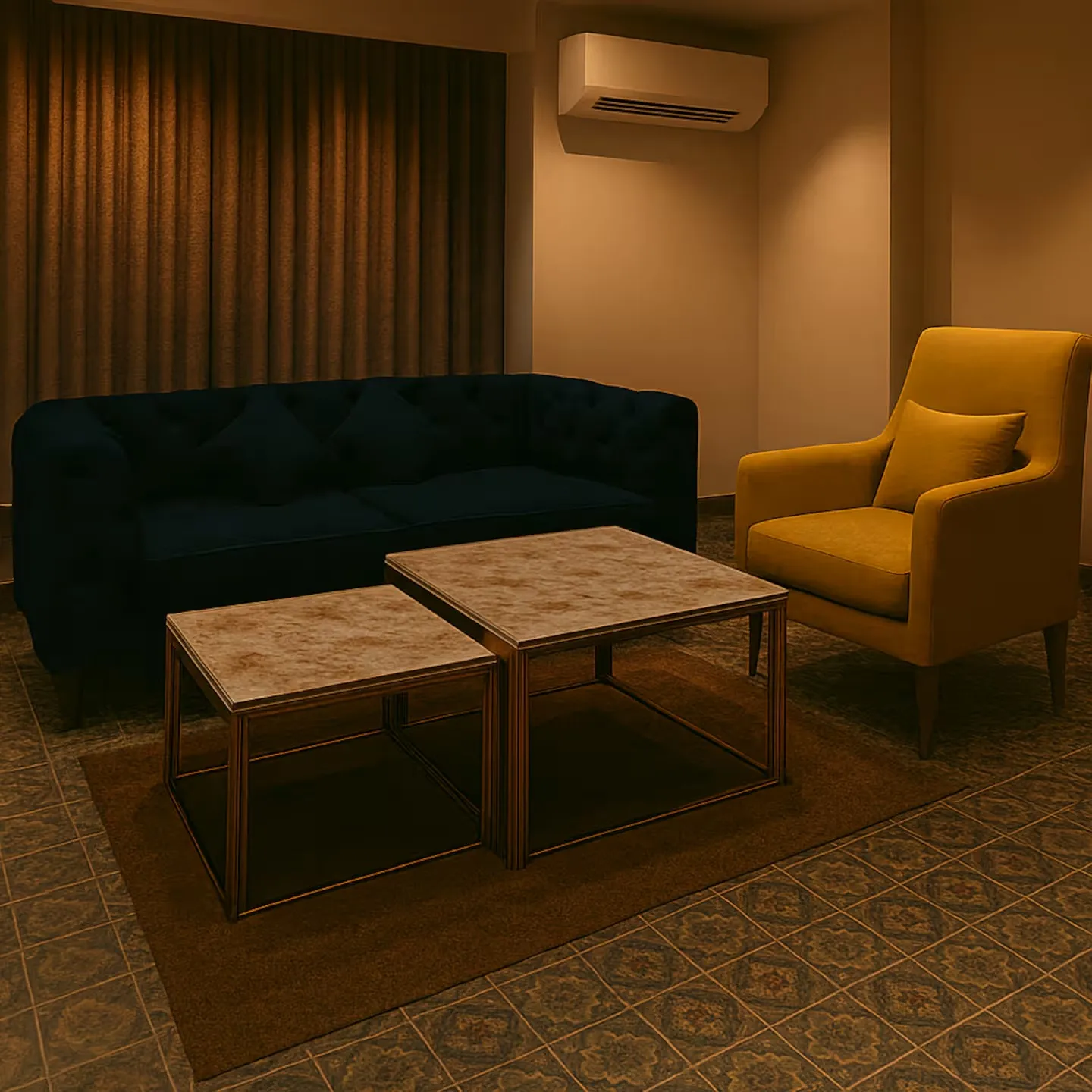Luxe Lounge Area